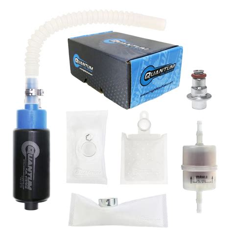 QFS In-Tank EFI Fuel Pump w/Fuel Pressure Regulator, Fuel Filter ...