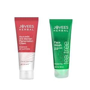 Jovees Herbal Tea Tree Oil Control Face Wash | For Oily & Acne Prone ...