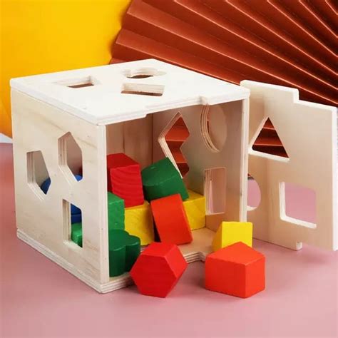 Wooden Shape Sorter Box – Extrokids
