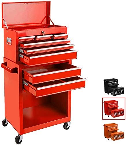 Buy I-Choice Big Rolling Tool Chest Tool Box, 8Drawer High Capacity ...