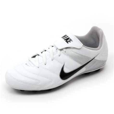 C1092 scarpa calcio bimbo JR NIKE PARK II FG-R bianco football soccer ...