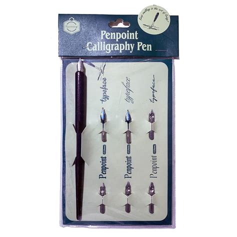 ARROLLIANT Calligraphy Dip Pen | Wooden Handle with Assorted Nibs for ...