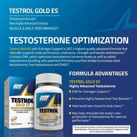 GAT Testrol Gold ES – 60 Tabs – Protein Cartel