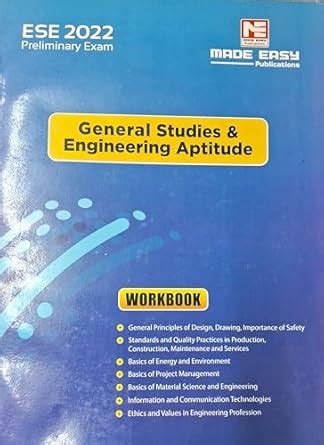 Buy General Studies & Engineering Aptitude ESE 2022 Preliminary Exam ...