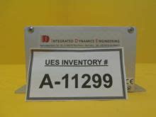 Used Ide/Integrated Dynamics Engineering for sale. Top quality ...