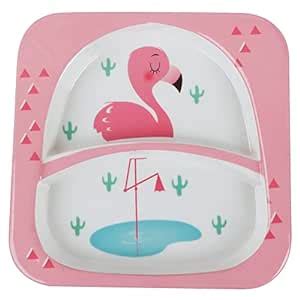 Buy Shree Murti Round 2 Sectioned 7'' Inch Melamine Dinner Plate with ...