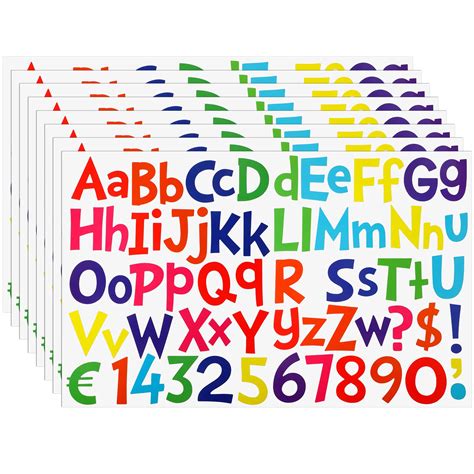 Vinyl Stick On Alphabet Letters
