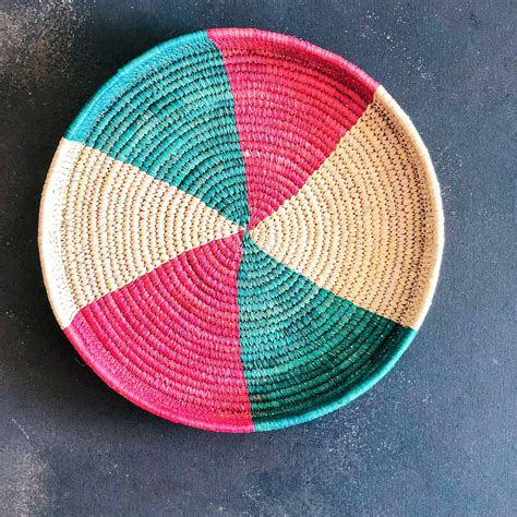 Multi color Set (Ultimate Combo) of Sabai Grass Wall Baskets - Wall ...