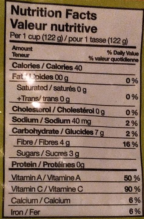 Fresh Blend Nutrition Facts at Rebecca Dawson blog