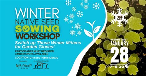 Winter Native Seed Sowing Workshop, Grimsby Public Library, 28 January ...