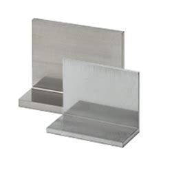 L-Shaped Angles - Milled Surfaces, Outside Corner Perpendicular, Plate ...