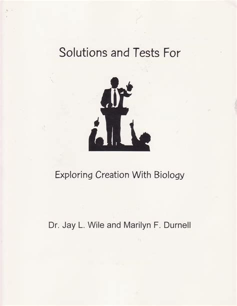 Buy Solutions and Tests For Exploring Creation With Biology Book Online ...