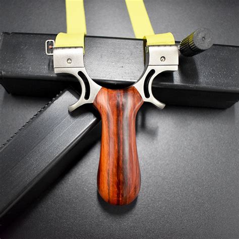 New Wood Handle With Infrared Sight Slingshot – INDIAN SLINGSHOT