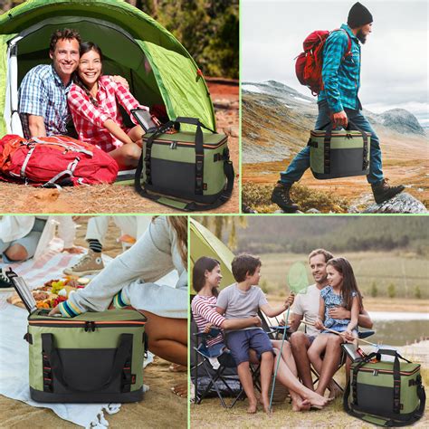 Tirrinia 31qt/48 Cans Soft Sided Cooler, Large capacity Soft Ice Chest ...