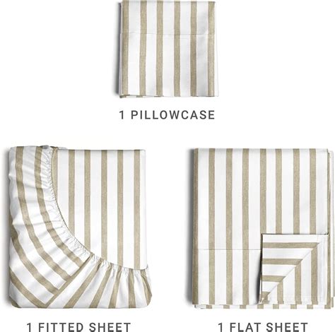 4 Piece Striped Sheet Set – CGK Unlimited