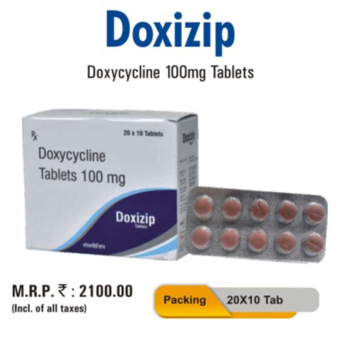 Doxizip Tablets Elisa Biotech Pvt Ltd