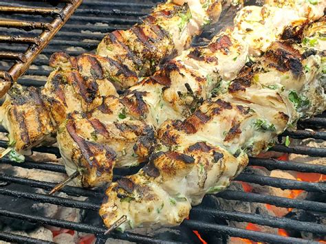 Grilled Yogurt-Marinated Chicken Tenders with Lime, Cilantro, and ...