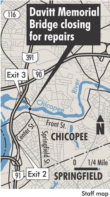 Davitt Bridge in Chicopee set to close; merchants say reaching downtown ...