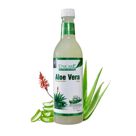 Unicare Remedies Aloe Vera Juice -Aloe Barbadensis Miller Syrup 500ml ...