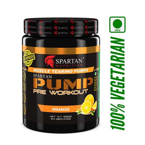 Pump Pro Pre-workout - 360g (BlueBerry) with Caffeine - 120mg , L-Taur ...
