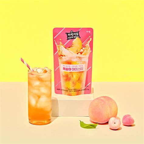 1844 JARDIN Cafe Real Iced Tea Peach 쟈뎅 까페리얼 복숭아 아이스티 230ml – Koreanfood.in