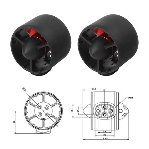 Underwater Thruster Propeller for RC Ship Boat 600KV Brushless Motor P ...