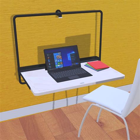 Shopping HEIST Folding Wall Mounted Engineered Wood Study Table/Office ...