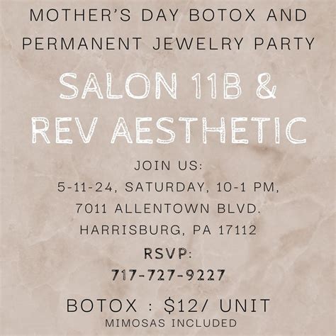 Botox & Permanent Jewelry Party, 7011 Allentown Blvd. Suite 8 ...