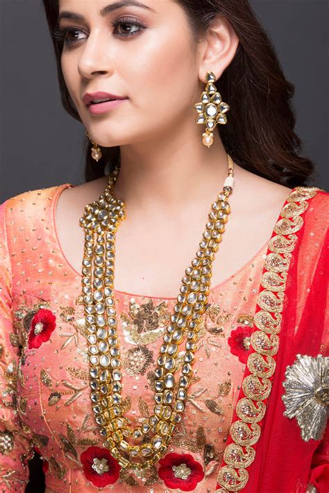 Layered Kundan haar – Ricco India