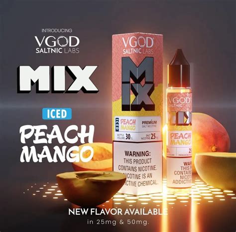 VGOD Vape Liquid - Iced Peach Mango – Vape Stars
