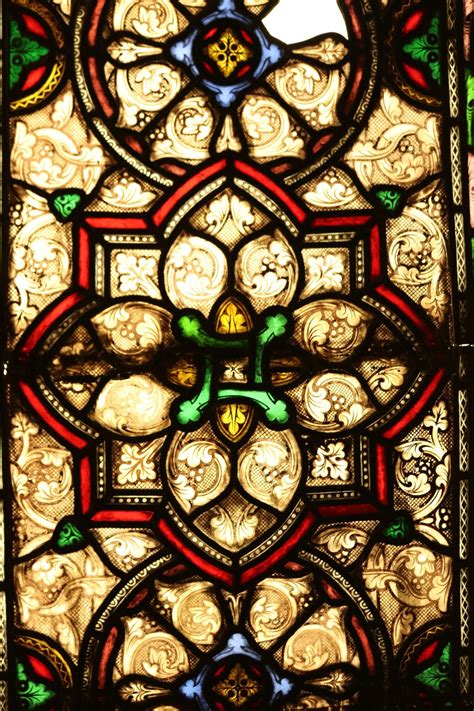 Pair of Medieval Style Stained Glass Windows For Sale at 1stDibs ...