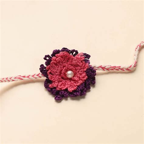 Handmade Crochet Work Rakhi – iTokri आई.टोकरी
