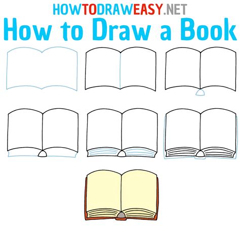How to Draw a Book - Draw for Kids