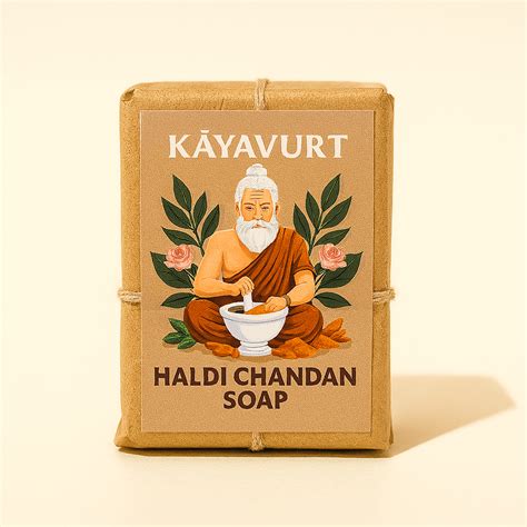 Haldi & Chandan Herbal Ayurvedic Soap — 100g – Kāyavurt