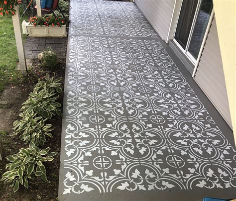 Best 13 How to Stencil a Concrete Patio for a Low-Cost Outdoor Refresh ...