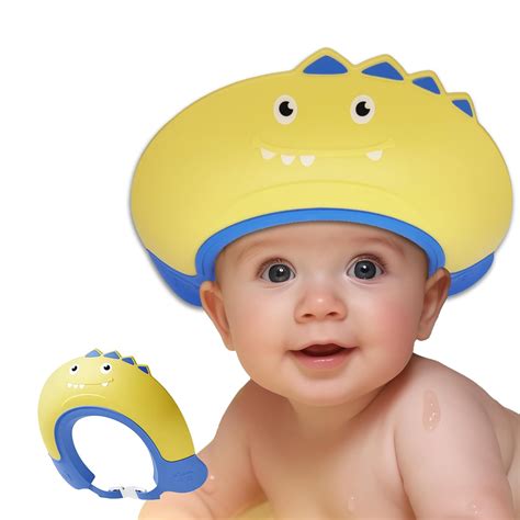 Amazon.com: Baby Shower Cap Shield, Shower Cap for Kids, Visor Hat for ...