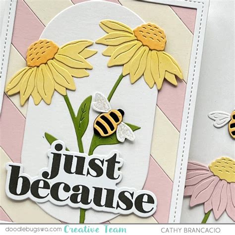 Doodlebugs: A friendly floral garden and adorable honey bee using ...