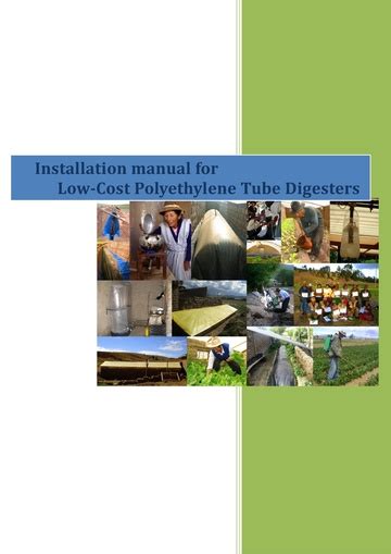 Low-Cost Polyethylene Tube Digester - energypedia