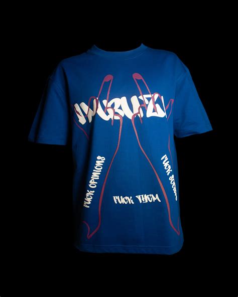 Opinions Blue Oversized T-shirt – IMBUZI