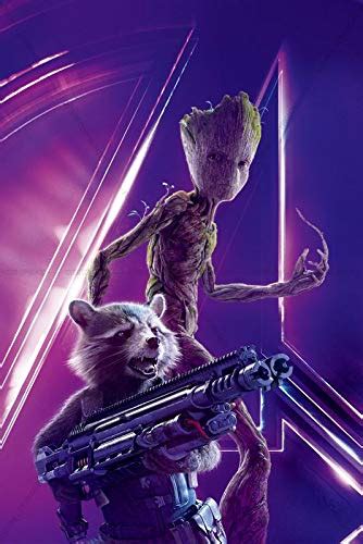 Postere Official Rocket Raccoon and Groot Avengers: Infinity War ...