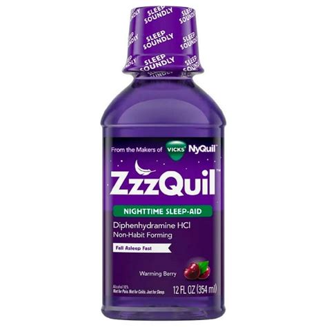 Jarabe para dormir Vicks NyQuil NyQuil ZzzQuil de 177ml | Bodega ...