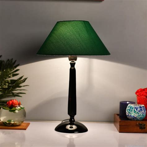 Buy HOMESAKE Contemporary Decor Black Solid Metal Table Lamp from ...