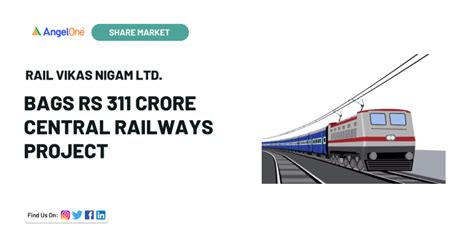 Rail Vikas Nigam on the fast track, bags Rs 311 crore Central Railways ...
