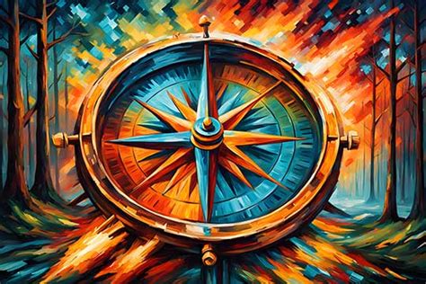 Compass Art for Sagittarius: Navigating the Cosmos of Freedom and ...