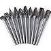 3 mm Shank Tungsten Carbide Burr Rotary File Drill Bits Cutter ...