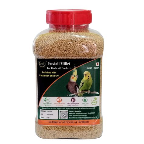 Buy Maf Foxtail Millet For Birds 450 Gram,Bird Feed Premium Foxtail ...
