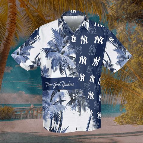 New York Yankees Custom No66 Hawaiian Shirts - Yankeesfanhome.com