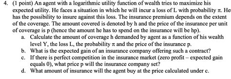 Image result for Logarithmic Utility Function
