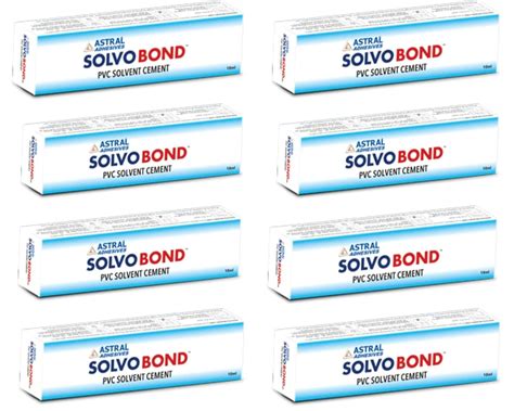 Solvobond - PVC Solvent Cement 90ml - Pack of 8 : Amazon.in: Industrial ...