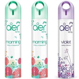 Godrej Aer Morning, Violet Spray Morning ,Violet 240 ml (Pack of 3 ...
